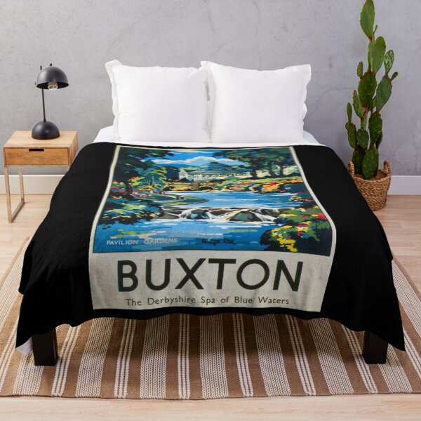 Item preview, Buxton vintage travel poster designed and sold by stickart-marek.