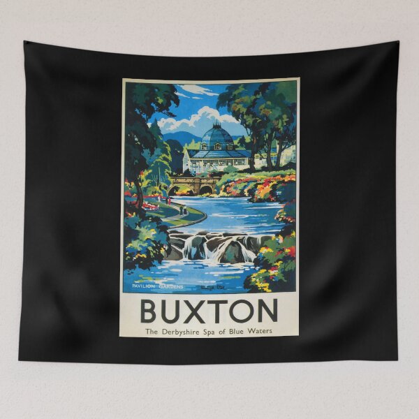 Item preview, Buxton vintage travel poster designed and sold by stickart-marek.