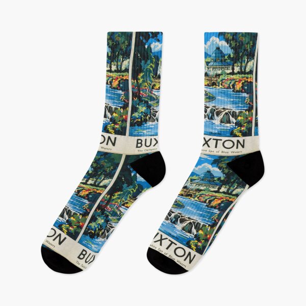 Item preview, Buxton vintage travel poster designed and sold by stickart-marek.