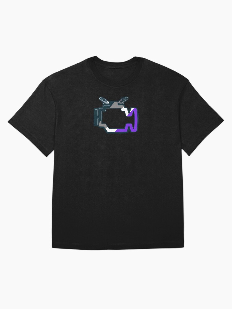 Thumbnail 3 of 7, Oversized T-Shirt, Transmission Folklore Asexual Pride Logo designed and sold by LavenderLem.