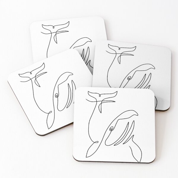Item preview, Line whale designed and sold by kayla-p-art.