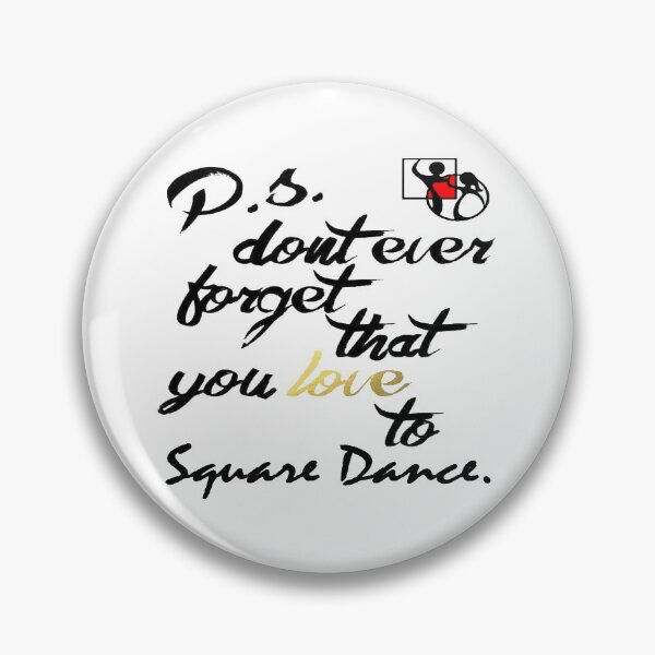 Item preview, Don't Forget designed and sold by Square Dancing Gifts & Merchandise.