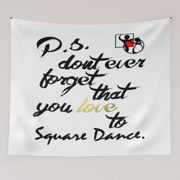 Item preview, Don't Forget designed and sold by Square Dancing Gifts & Merchandise.