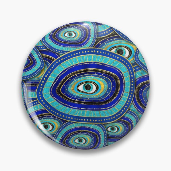 Item preview, Evil Eye Amulet Pattern designed and sold by k9printart.