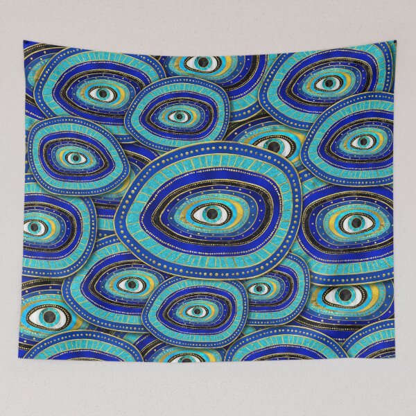 Item preview, Evil Eye Amulet Pattern designed and sold by k9printart.