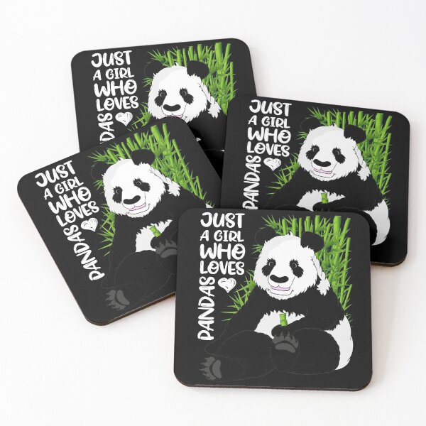 Item preview, Just A Girl Who Loves Panda Cute Lover Bamboo designed and sold by ZNOVANNA.
