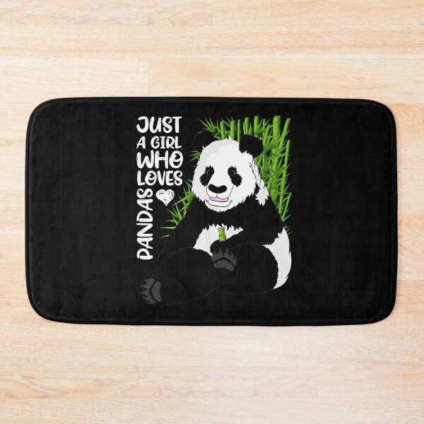 Item preview, Just A Girl Who Loves Panda Cute Lover Bamboo designed and sold by ZNOVANNA.
