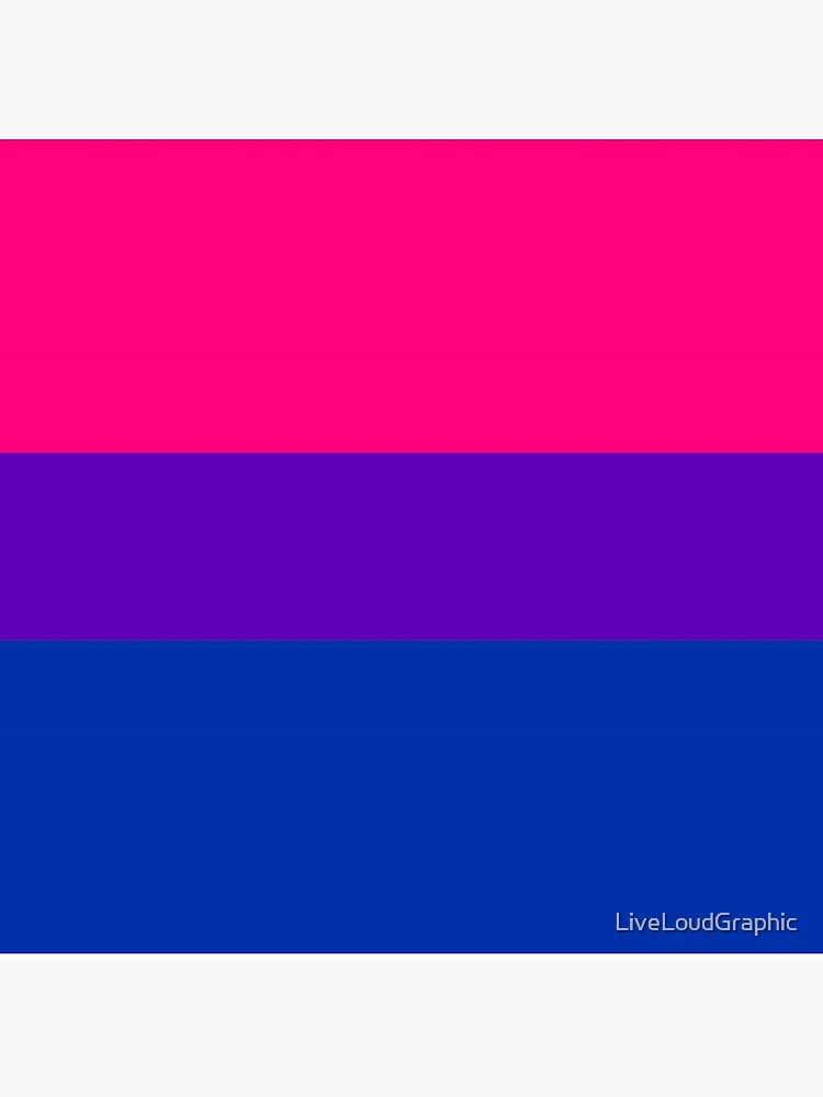 Solid Bisexual Pride Flag by LiveLoudGraphic