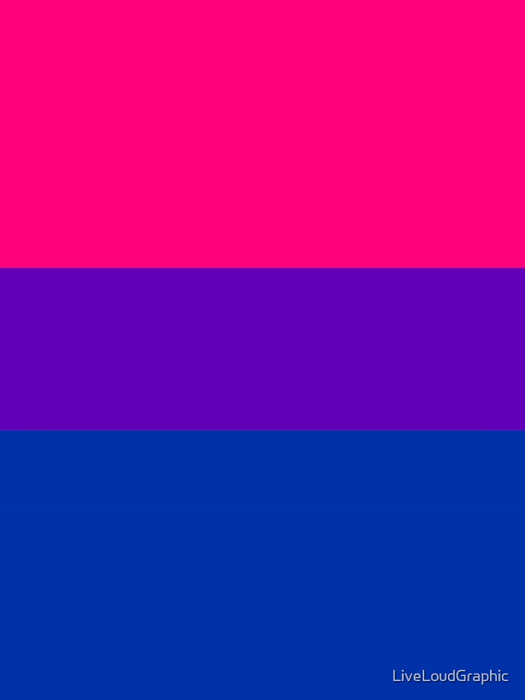 Solid Bisexual Pride Flag by LiveLoudGraphic