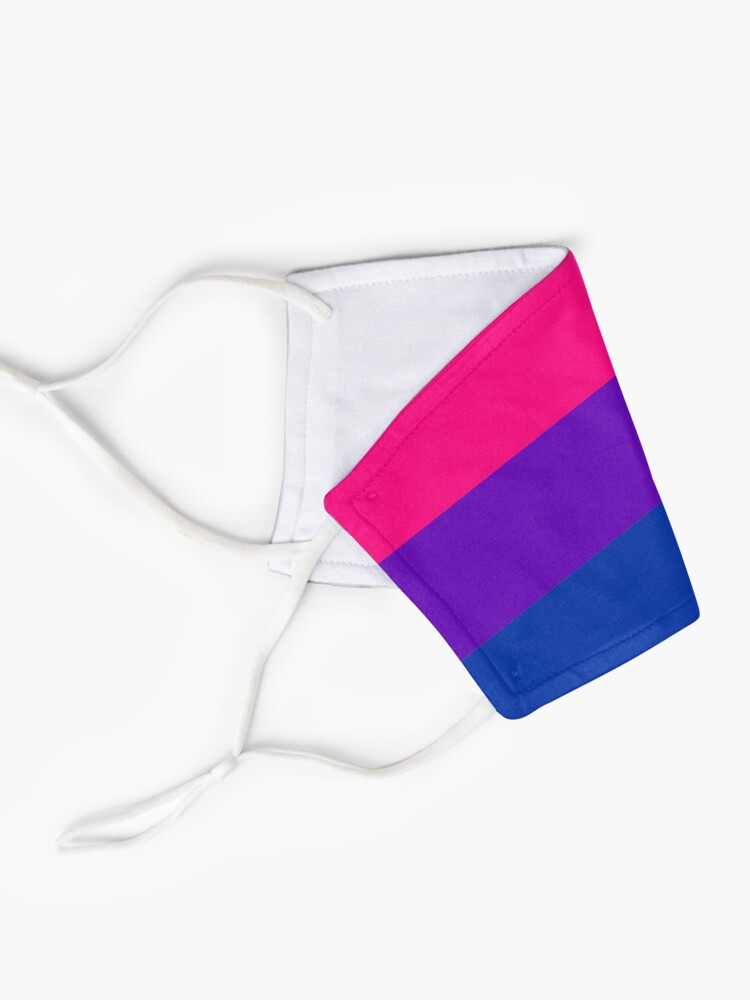 Alternate view of Solid Bisexual Pride Flag Mask