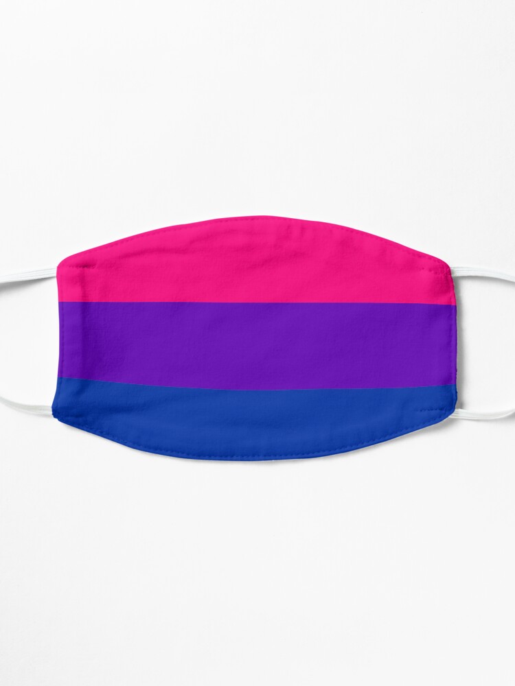 Alternate view of Solid Bisexual Pride Flag Mask