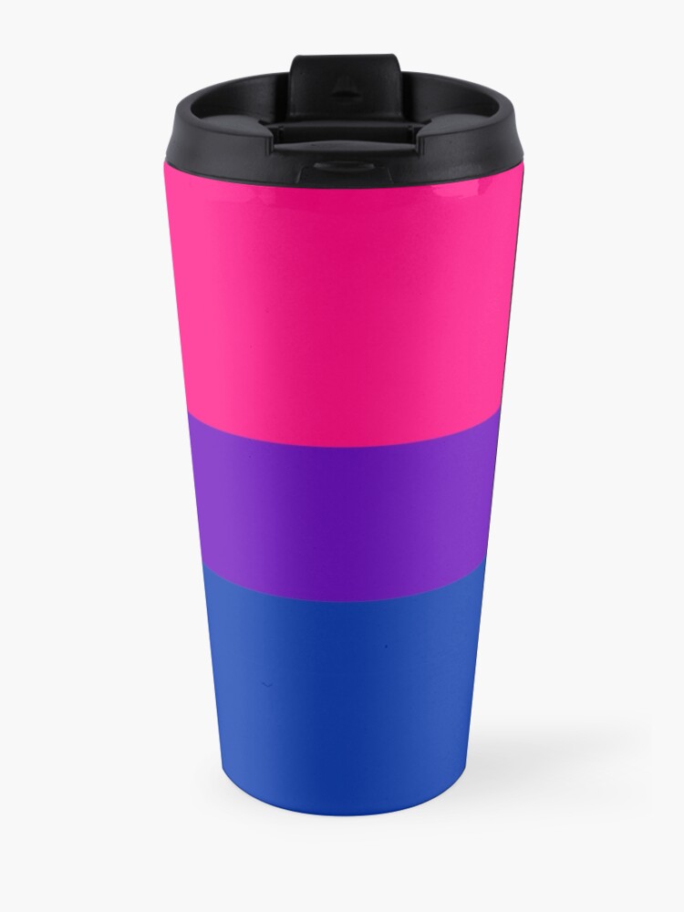 Alternate view of Solid Bisexual Pride Flag Travel Mug