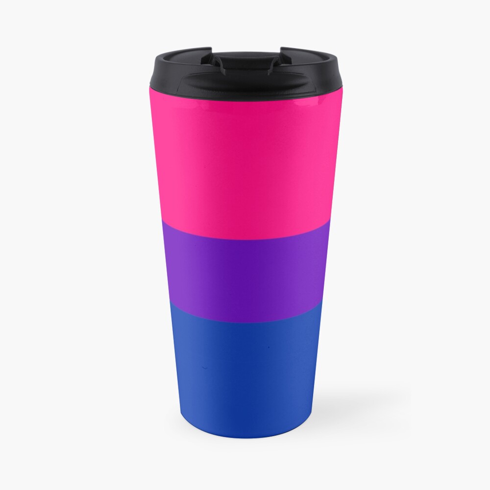 Solid Bisexual Pride Flag Travel Mug