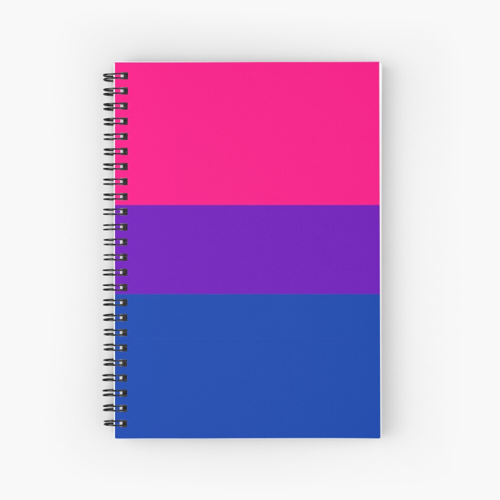 Solid Bisexual Pride Flag Spiral Notebook