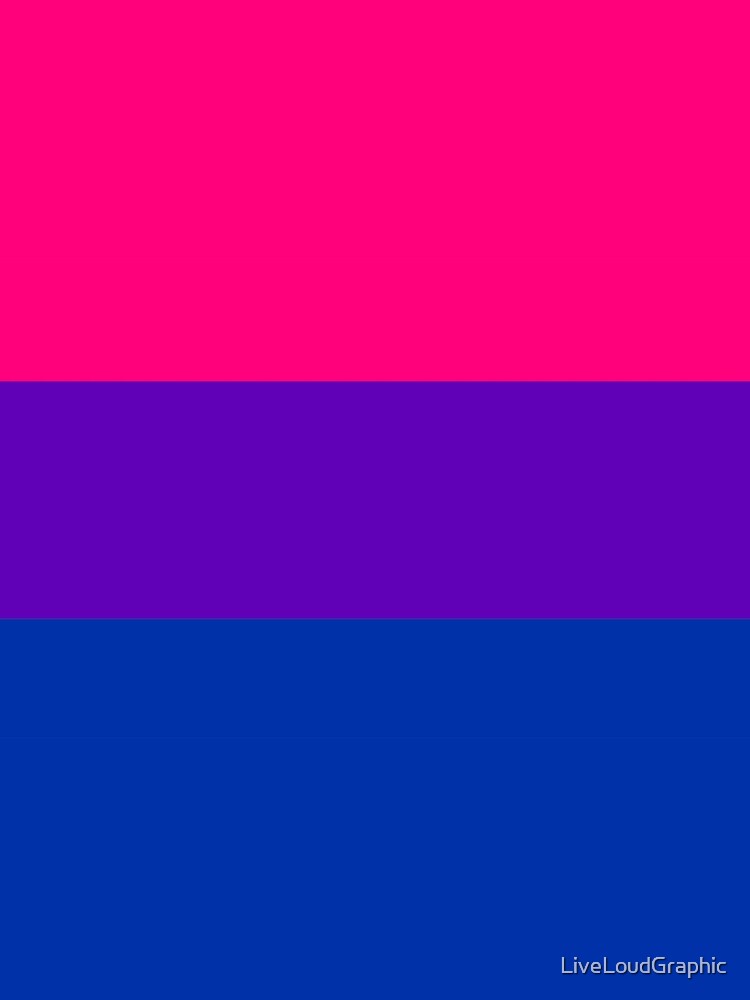 Solid Bisexual Pride Flag by LiveLoudGraphic