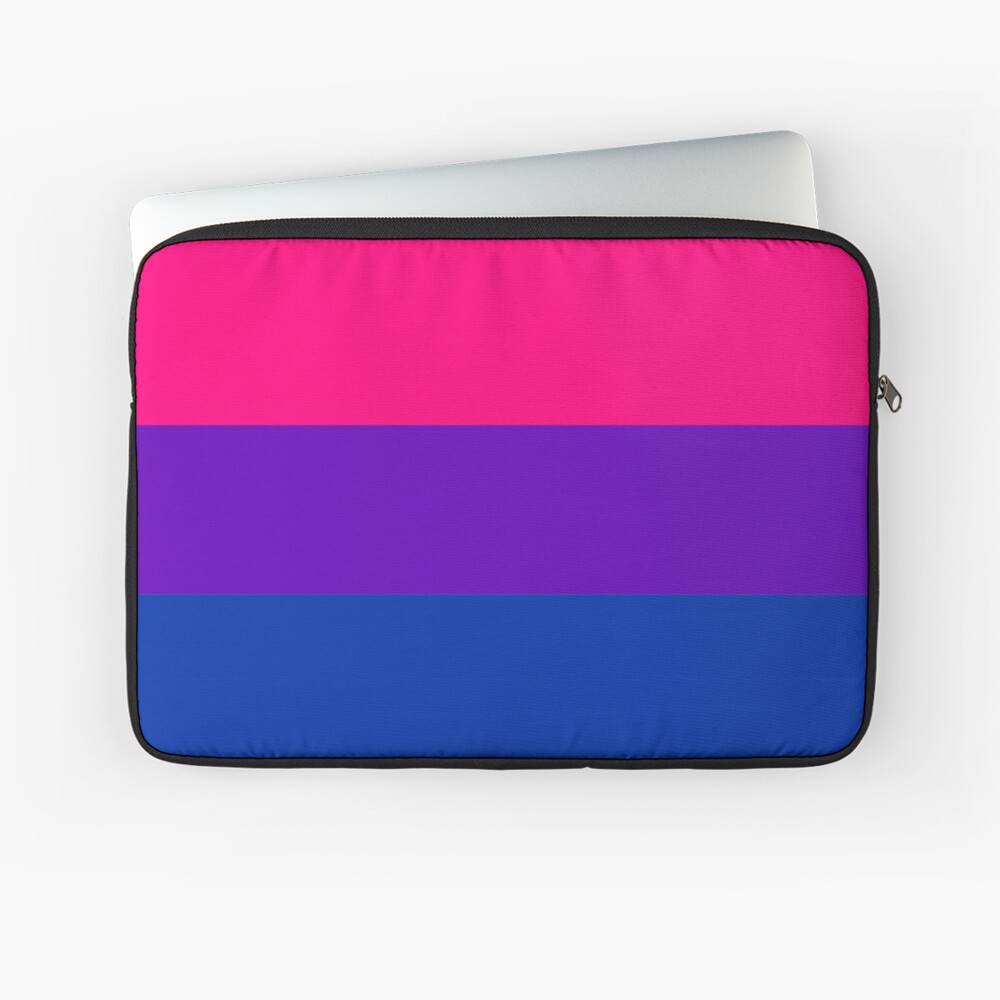 Solid Bisexual Pride Flag Laptop Sleeve