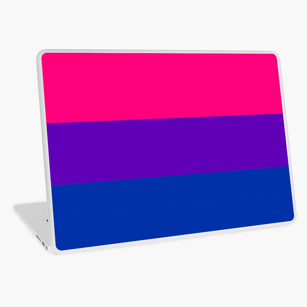 Solid Bisexual Pride Flag Laptop Skin