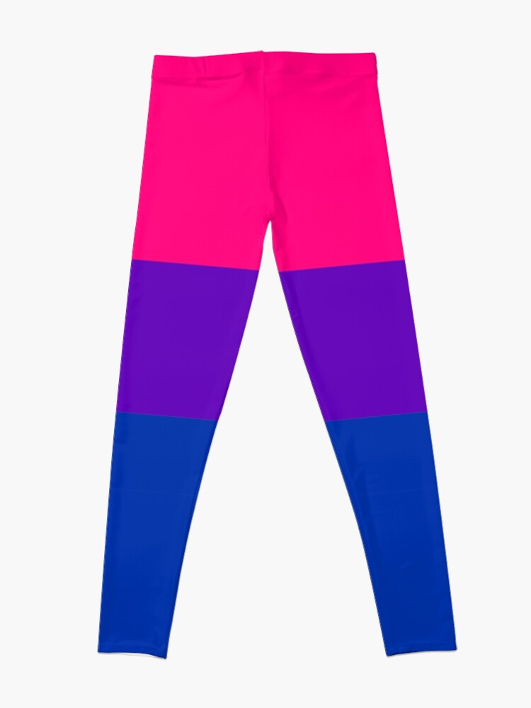 Alternate view of Solid Bisexual Pride Flag Leggings