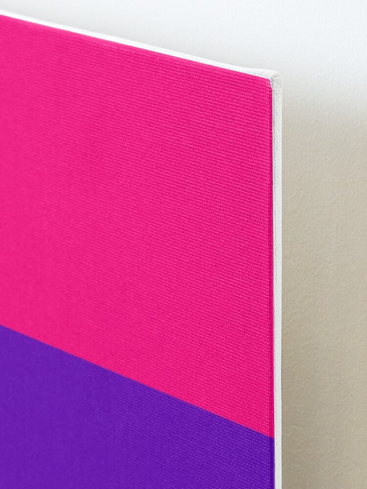 Alternate view of Solid Bisexual Pride Flag Mounted Print