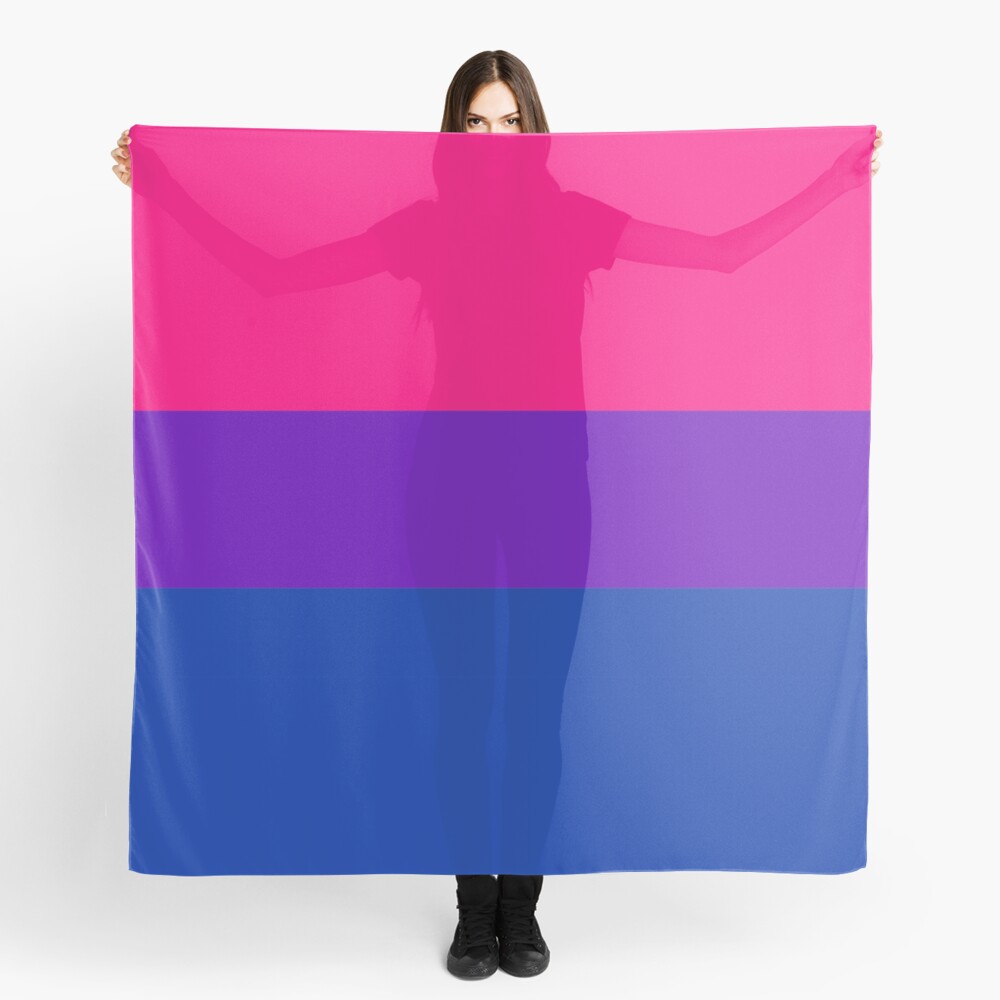 Solid Bisexual Pride Flag Scarf
