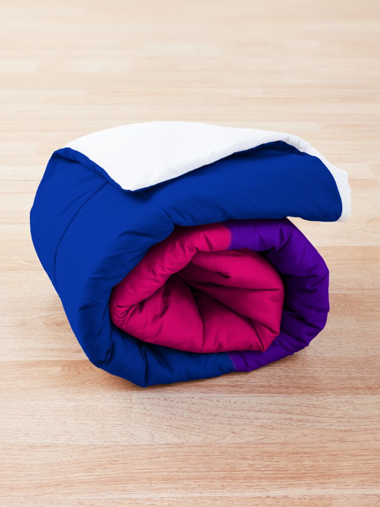 Alternate view of Solid Bisexual Pride Flag Comforter