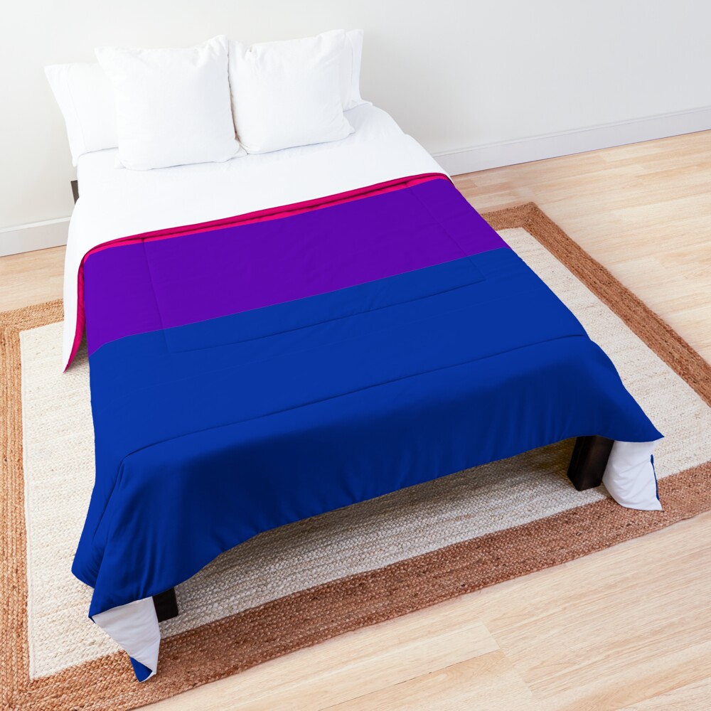 Solid Bisexual Pride Flag Comforter