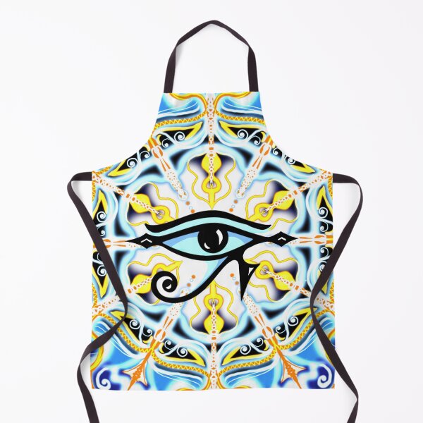 Item preview, Eye of Horus Egypt Protection Lucky Charm Mandala designed and sold by nitty-gritty.