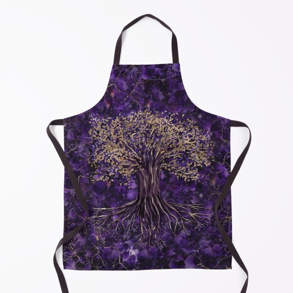 Item preview, Tree of life -Yggdrasil Amethyst and Gold designed and sold by Nartissima.