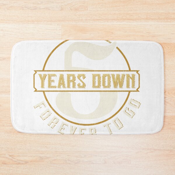 Item preview, 5 Years Down Forever To Go Happy Anniversary design graphic designed and sold by Lisbob.