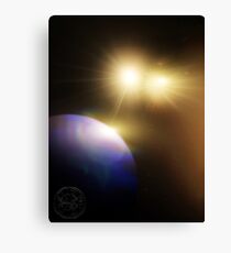 ©DigiArt Two Suns Canvas Print