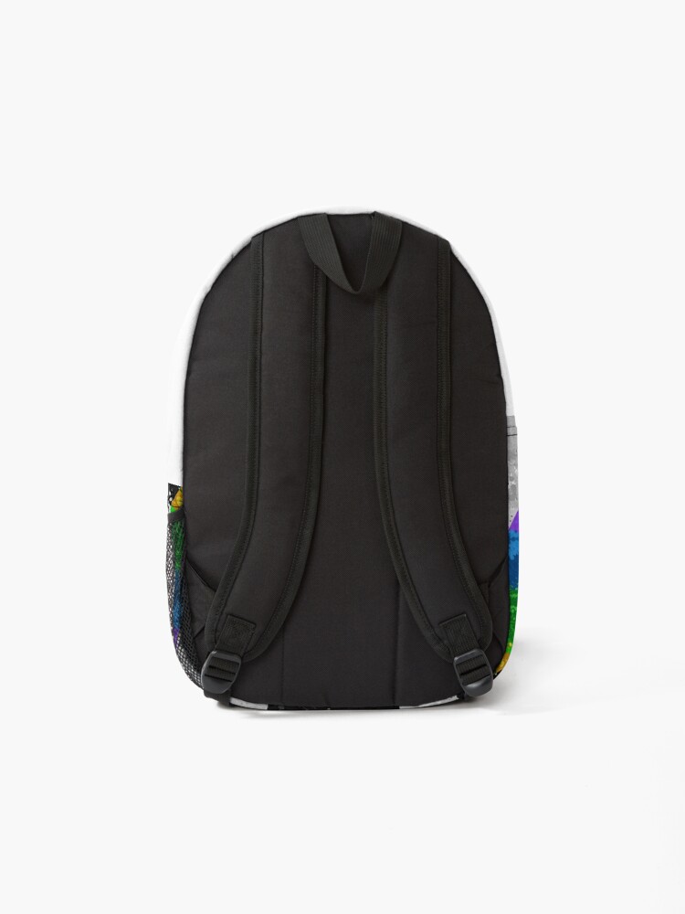 Alternate view of LGBT Ally Paint Splatter Flag Backpack