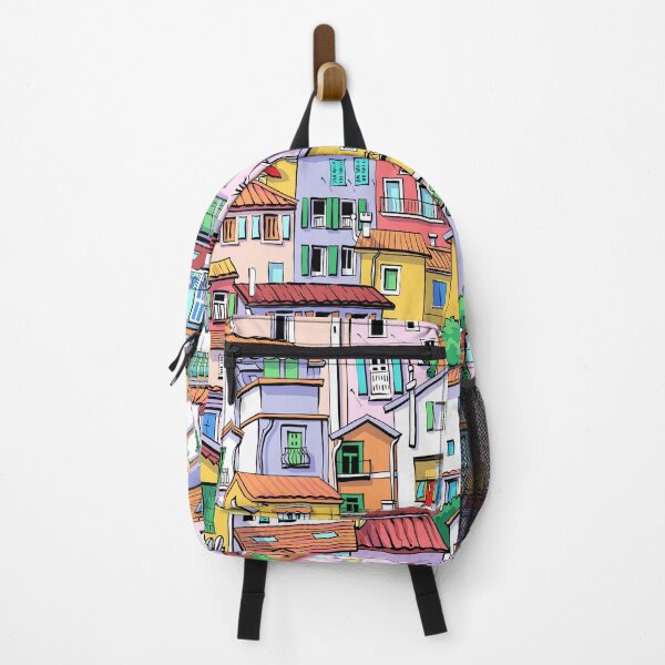 Item preview, Colorful Buildings Art designed and sold by Raju Nandaniya.