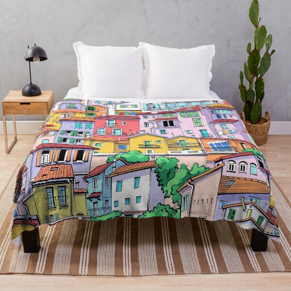 Item preview, Colorful Buildings Art designed and sold by Raju Nandaniya.