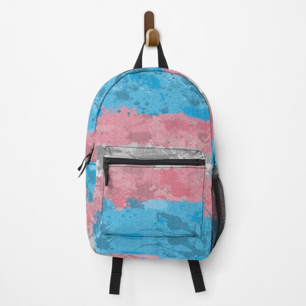 Item preview, Abstract Paint Splatter Transgender Pride Flag Pattern designed and sold by LiveLoudGraphic.