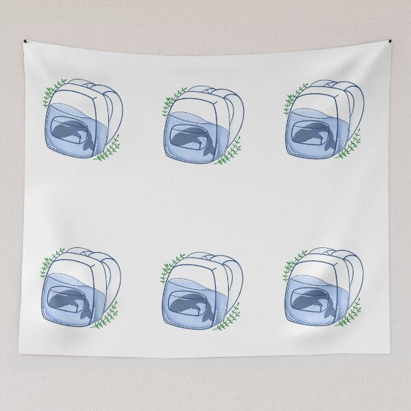 Item preview, Adore You Fish in a Backpack designed and sold by Jaelene Munoz.