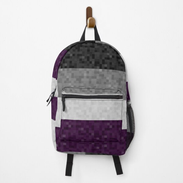 Item preview, Seamless Repeating Asexual Pride Pixel Flag Background designed and sold by LiveLoudGraphic.