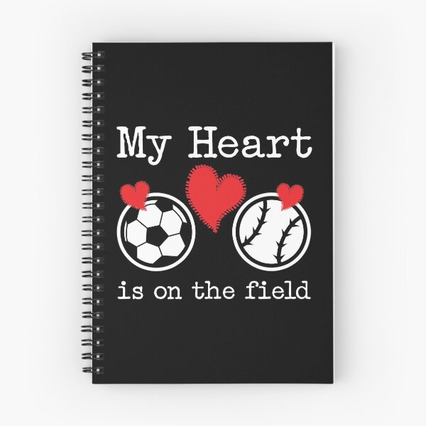 Item preview, Soccer Baseball Heart design, Sports gift, Baseball, Soccer design designed and sold by Lisbob.