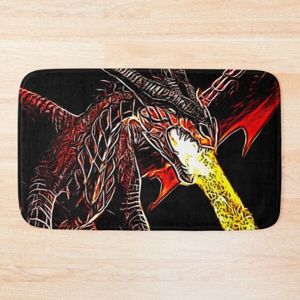Item preview, Toothless Fire Breathing Night Fury Fractal Dragon Design designed and sold by LuckDragonGifts.