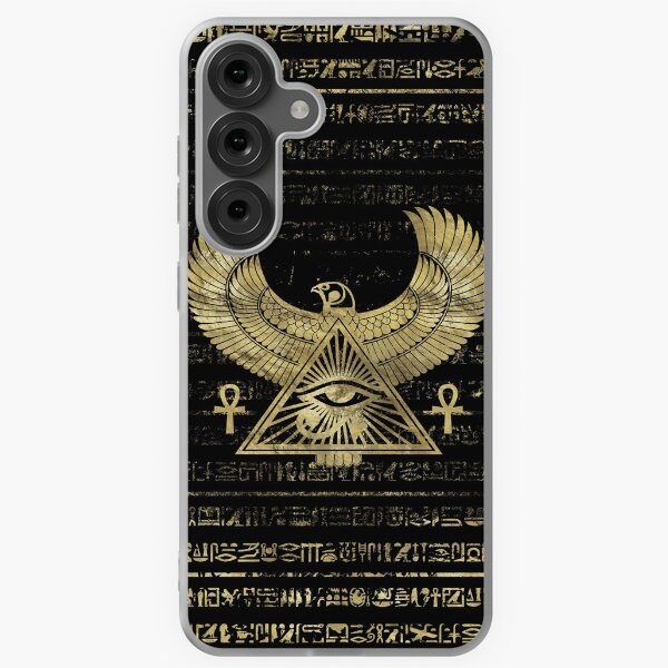 Item preview, Egyptian Eye of Horus - Wadjet Gold and Black designed and sold by Nartissima.