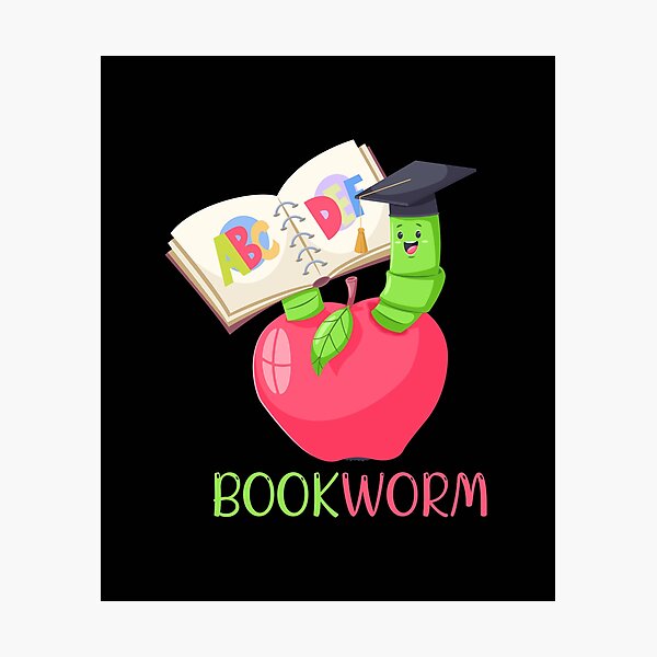 Artikelvorschau, Funny Bookworm Lehrer | Geschenk |  entworfen und verkauft von ShirtStar0815.