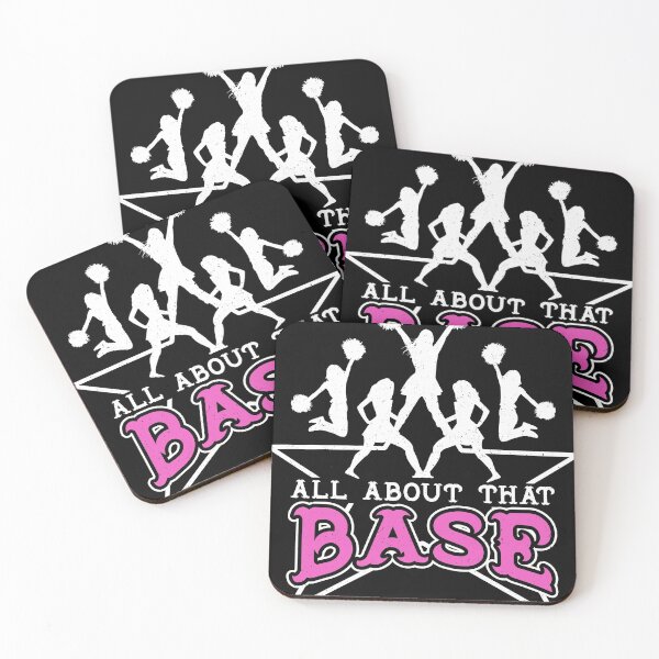 Item preview, All About That Base Cheerleading design, Cheer gift, Cheerle design designed and sold by Lisbob.