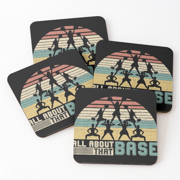 Item preview, All About That Base Cheerleading design, Cheer gift, Cheerle product designed and sold by Lisbob.
