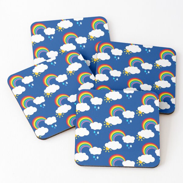 Item preview, Rainbow Weather Pattern 4 designed and sold by Helen McCartney Designs.