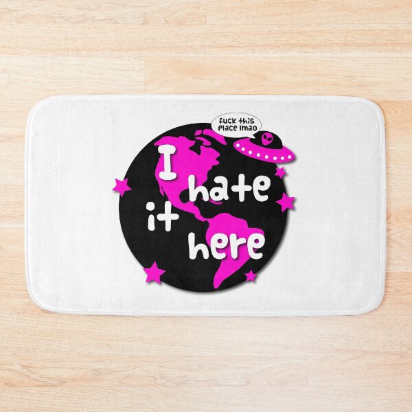 Item preview, i hate it here.  designed and sold by arwen1.
