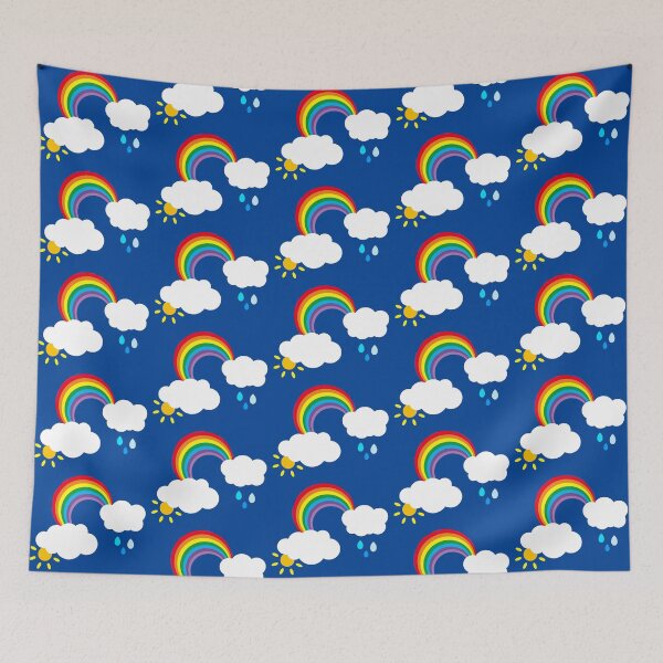 Item preview, Rainbow Weather Pattern 4 designed and sold by Helen McCartney Designs.