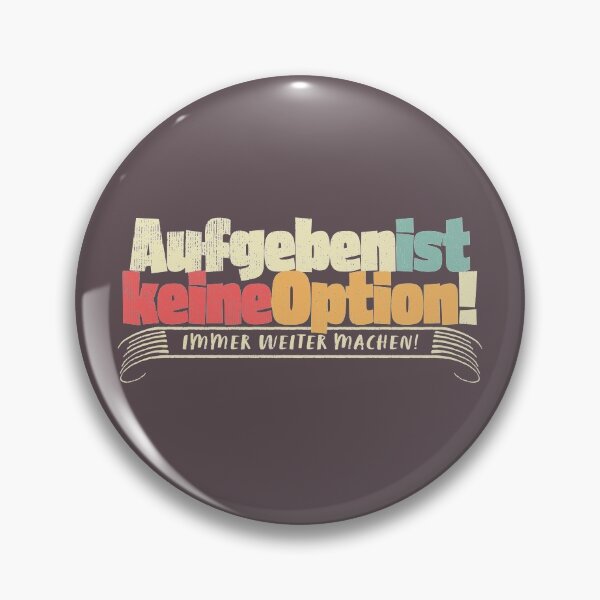 Item preview, Giving up is not an option! in German | Winner Success Vintage designed and sold by wunderfamily.