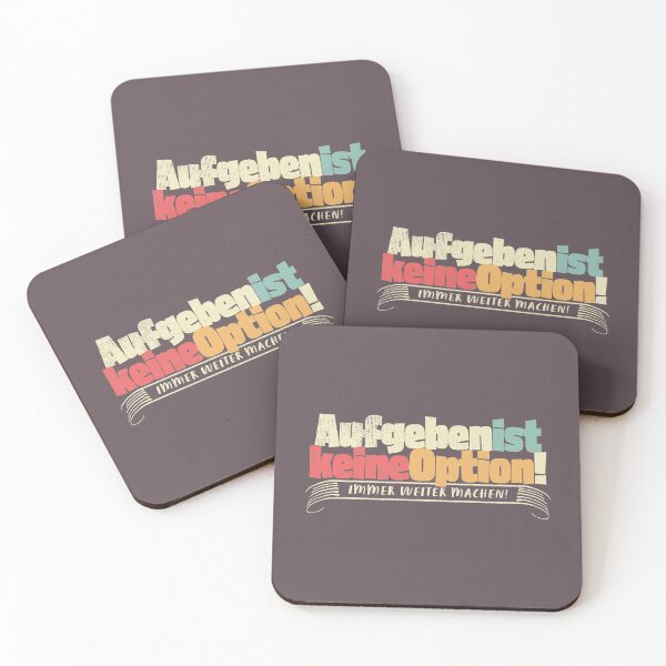Item preview, Giving up is not an option! in German | Winner Success Vintage designed and sold by wunderfamily.