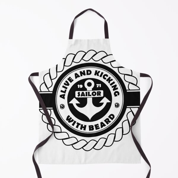 Item preview, ALIVE AND KICKING SAILOR WITH BEARD designed and sold by netrok.