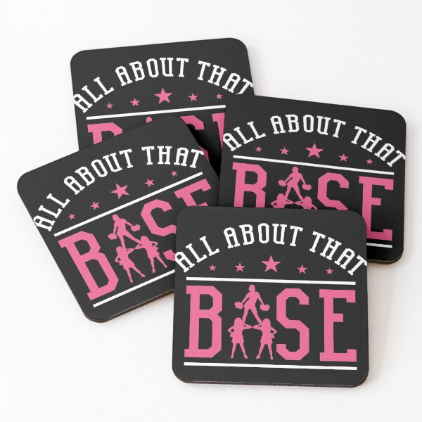 Item preview, All About That Base Cheerleading design, Cheer gift, Cheerle graphic designed and sold by Lisbob.