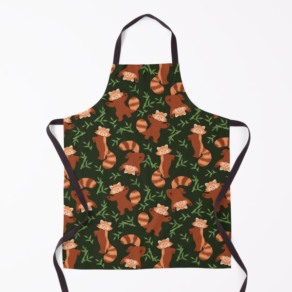 Item preview, Print with cute red pandas and bamboo shoots. designed and sold by burbura.